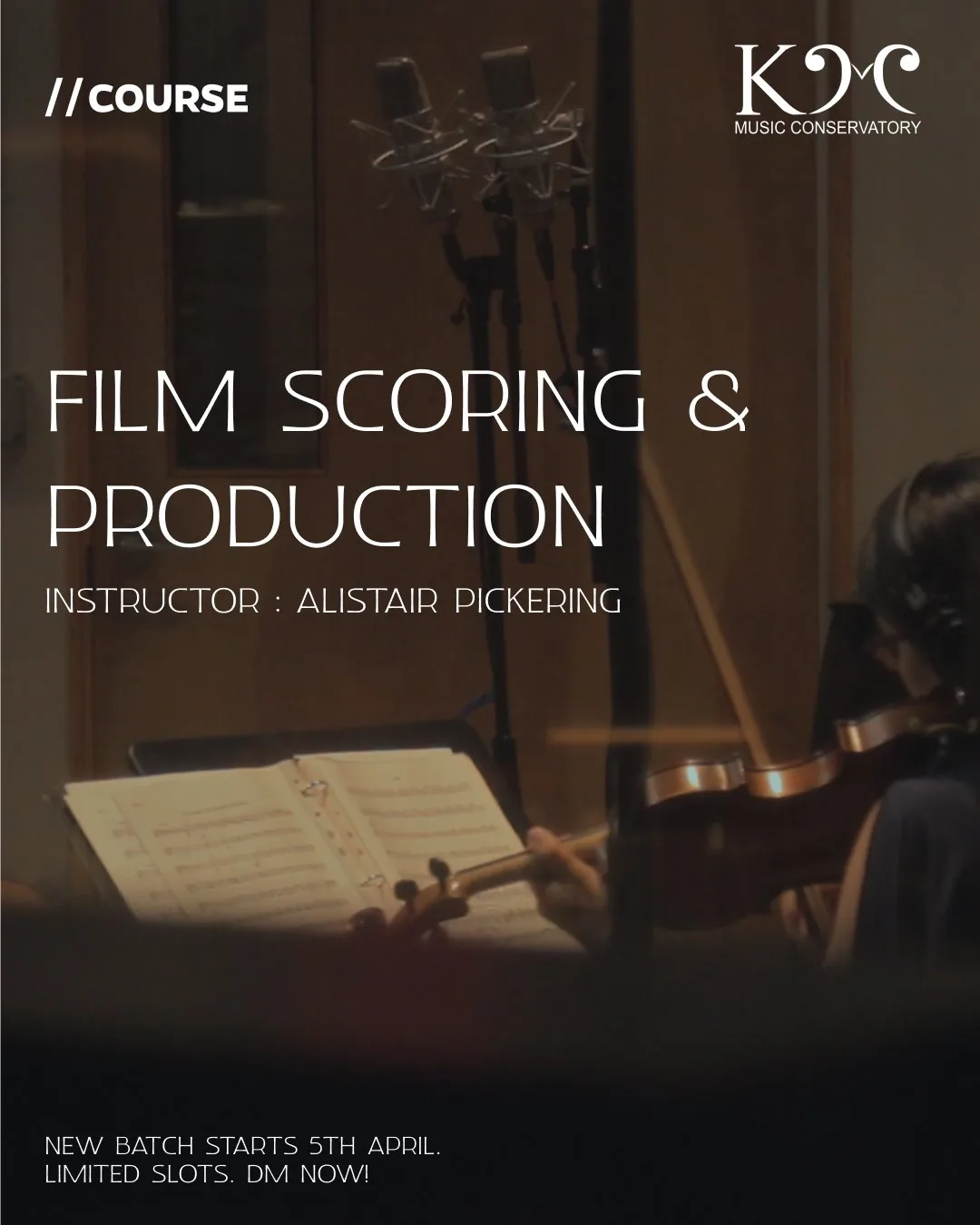 Film Scoring & Production, Course